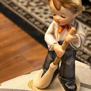 Charming Figurine with Orange Scarf 1960 Kelvin Originals